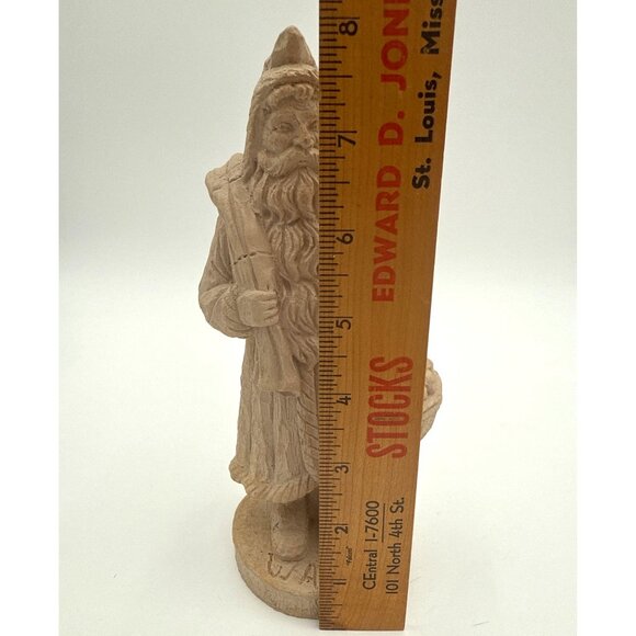 Vintage Wood World Inc 1989 Santa Old World Paintable Resin Figurines - Picture 10 of 11
